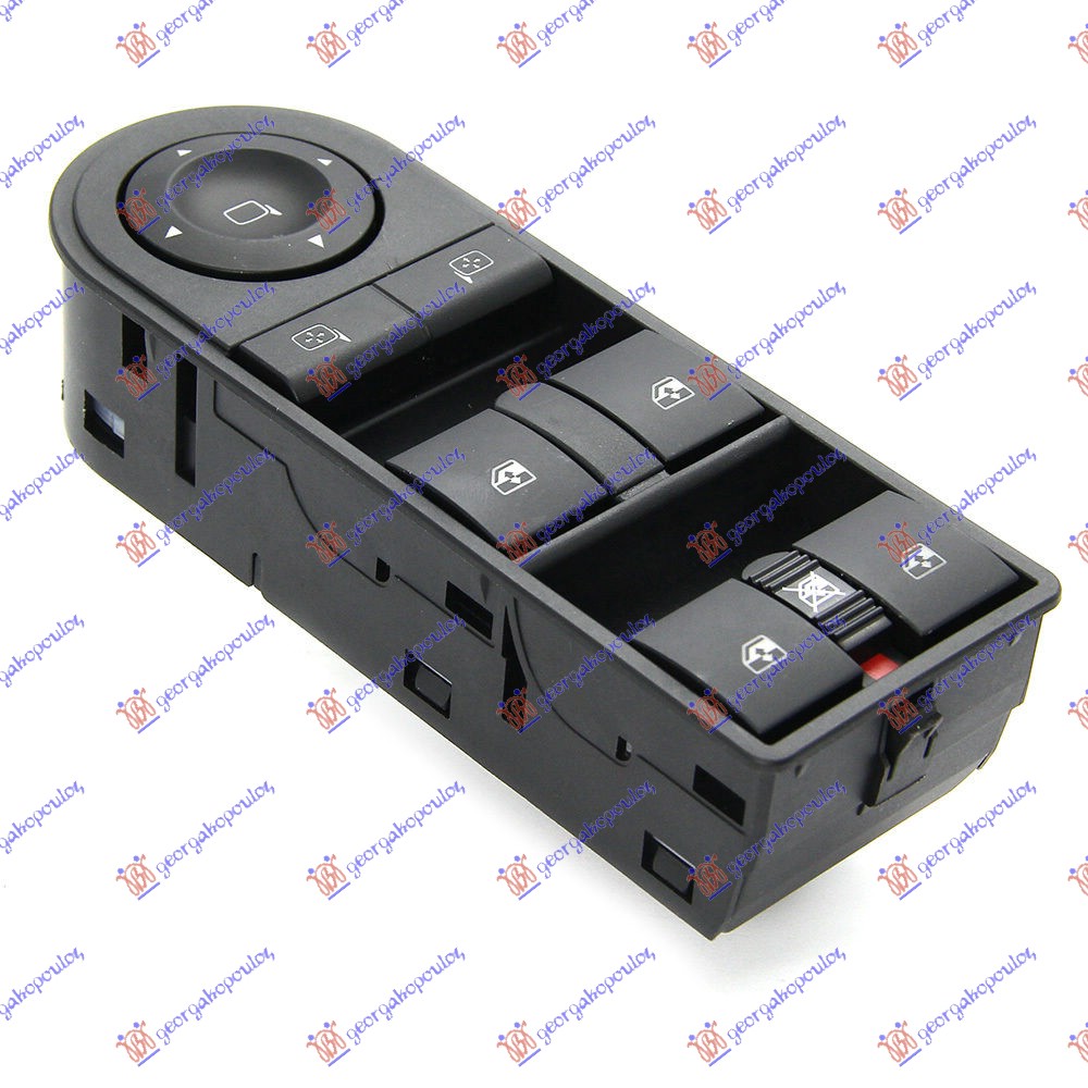 PREKIDAC U PREDNJIM VRATIMA (4 TASTERA) (18 PIN) OPEL ASTRA H 2004-2010 (A04)