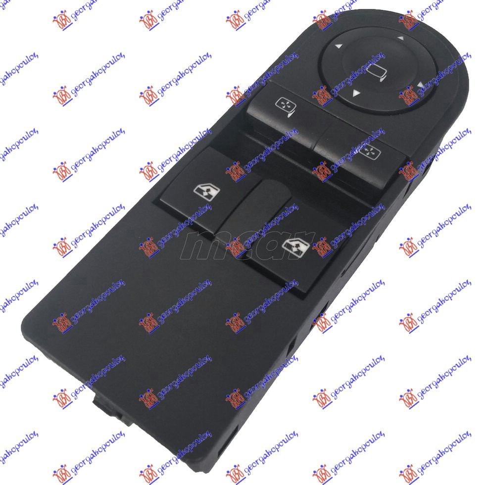 PREKIDAC U PREDNJIM VRATIMA (2 TASTERA) (14 PIN) OPEL ASTRA H 2004-2010 (A04)