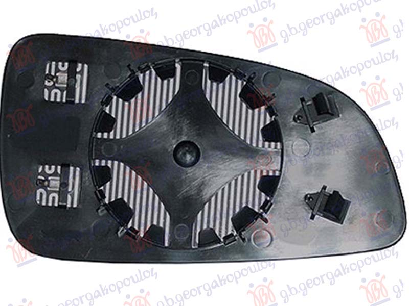 STAKLO RETROVIZORA OPEL ASTRA H 2004-2010 (A04)
