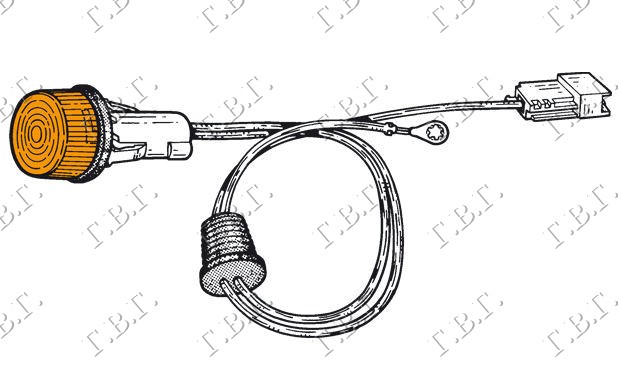 MIGAVAC U KRILU OKRUGLI OPEL VECTRA A 1989-1992 (J89)
