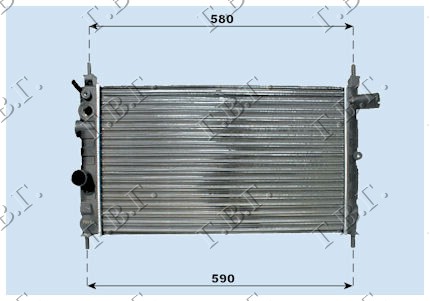 HLADNJAK MOTORA 1.4CC (52.5x32) OPEL COMBO 1985-1988 (TF0/TF1)
