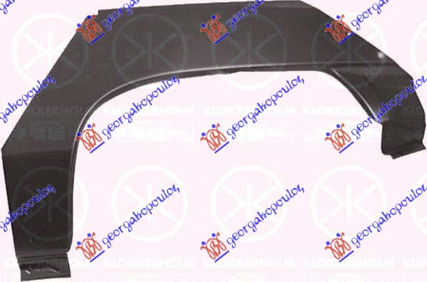 RUB 2 VRATA OPEL CORSA A 1985-1990 (S83)