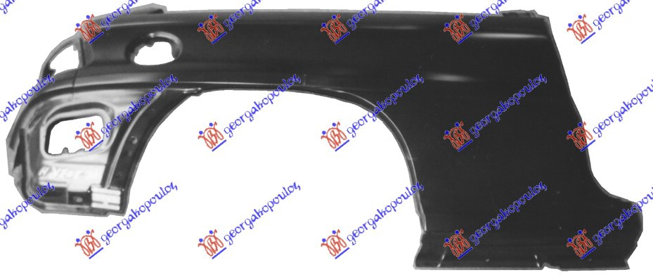 ZADNJI BLATOBRAN 3 VRATA OPEL ASTRA F 1991-1994 (T92)