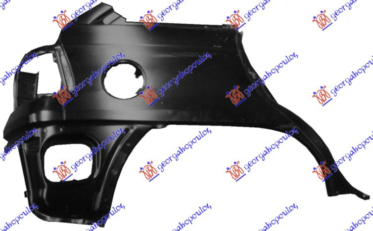 ZADNJI BLATOBRAN 5 VRATA OPEL ASTRA F 1991-1994 (T92)