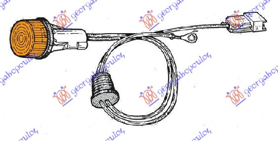 MIGAVAC U KRILU OKRUGLI OPEL ASTRA F 1991-1994 (T92)