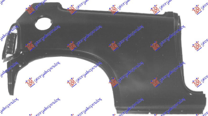 ZADNJI BLATOBRAN 3 VRATA OPEL CORSA B 1993-1995 (S93)