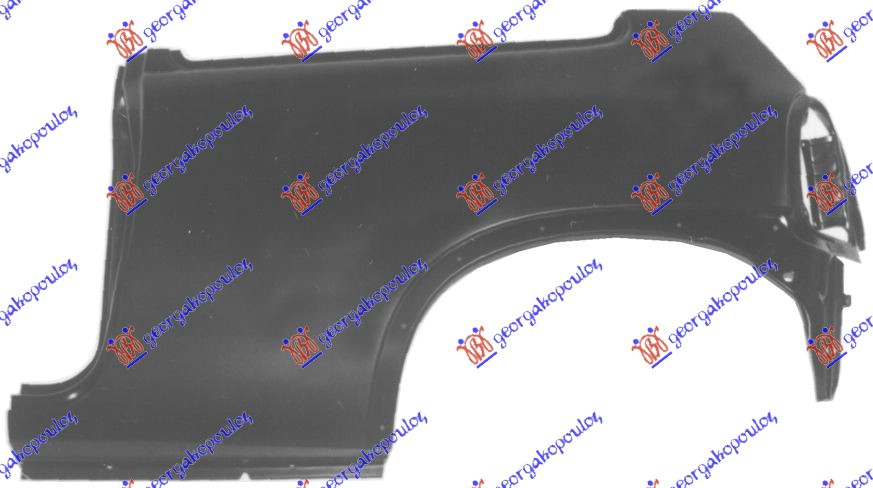 ZADNJI BLATOBRAN 3 VRATA OPEL CORSA B 1993-1995 (S93)