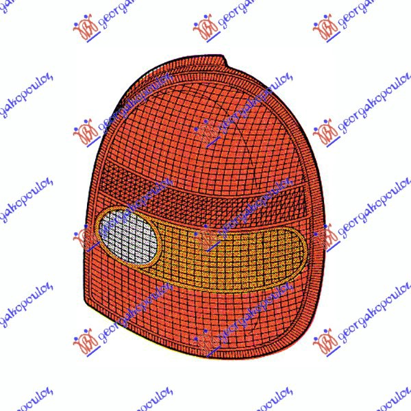 STOP LAMPA 3 VRATA (TYC) OPEL CORSA B 1993-1995 (S93)