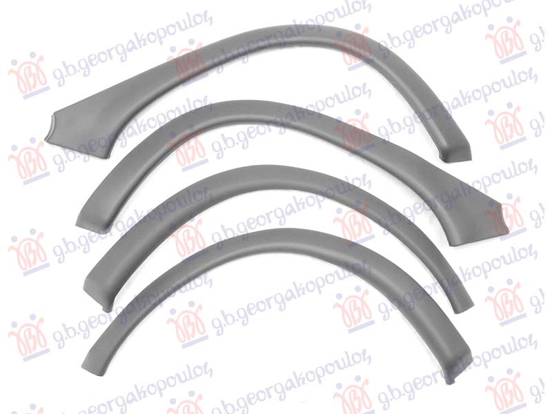 RUB PLASTICNI PREDNJEG BLATOBRANA (SET) OPEL CORSA B 1993-1995 (S93)