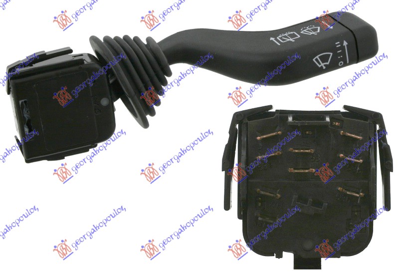 PREKIDAC/RUCICA NA VOLANU ZA PREDNJE I ZADNJE BRISACE (9 PIN) OPEL ZAFIRA 1999-2005 (T98)
