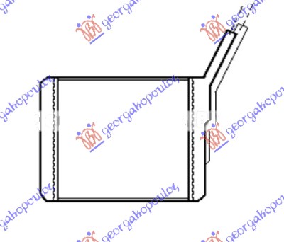GREJAC KABINE (160x164x45) ISUZU P/U D-MAX 2002-2007 (TFR/TFS)