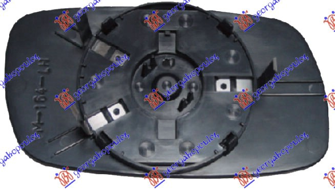 STAKLO RETROVIZORA (ASFERICNO) OPEL ASTRA F 1995-1998 (T92)