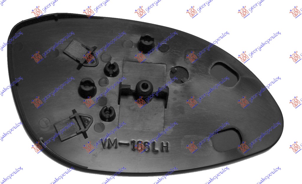 STAKLO RETROVIZORA (RAVNO) OPEL VECTRA B 1996-1998 (J96)