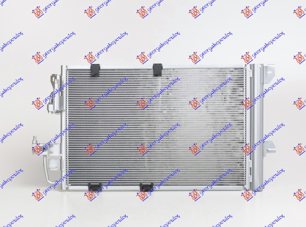 HLADNJAK KLIME KOMPLET 2002 (-2004) (555x382x16) (CREVO - FILTER SUPROTNE STRANE) OPEL ASTRA G 1998-2004 (T98/F35)