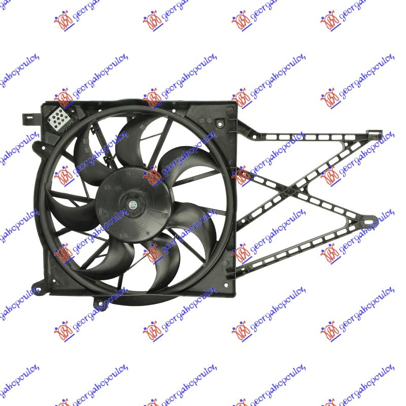 VENTILATOR KOMPLET (BENZIN) (3 PIN) OPEL ASTRA G 1998-2004 (T98/F35)