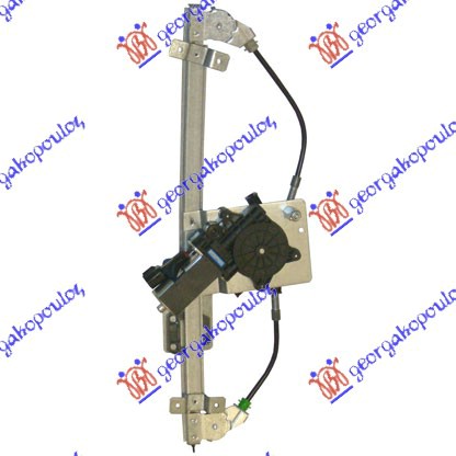 PODIZAC ZADNJEG PROZORA ELEKTRICNI 4 VRATA OPEL ASTRA G 1998-2004 (T98/F35)