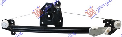 PODIZAC ZADNJEG PROZORA ELEKTRICNI (BEZ MOTORA) 5 VRATA/KARAVAN OPEL ASTRA G 1998-2004 (T98/F35)