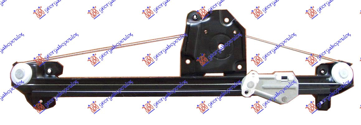 PODIZAC ZADNJEG PROZORA ELEKTRICNI (BEZ MOTORA) 4 VRATA OPEL ASTRA G 1998-2004 (T98/F35)