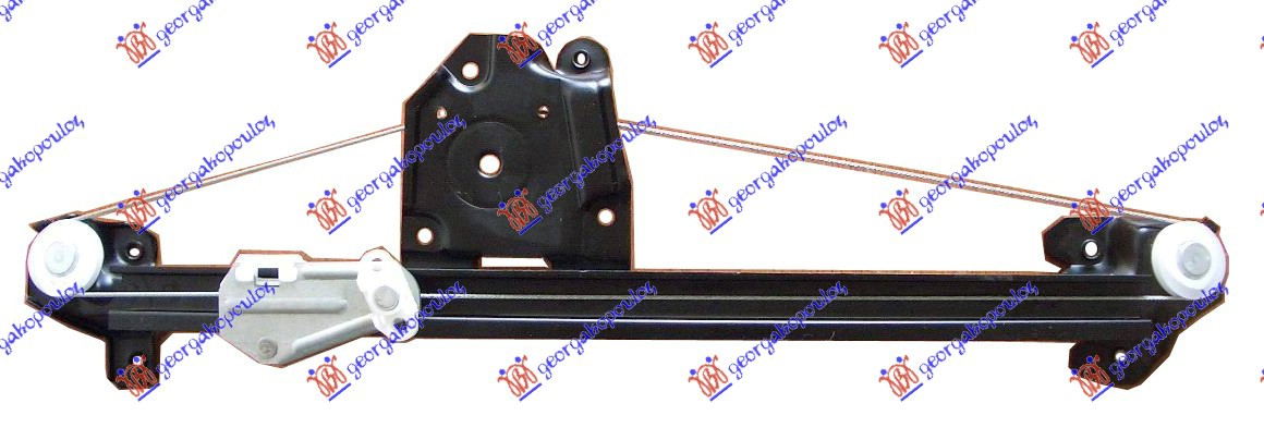 PODIZAC ZADNJEG PROZORA ELEKTRICNI (BEZ MOTORA) 4 VRATA OPEL ASTRA G 1998-2004 (T98/F35)