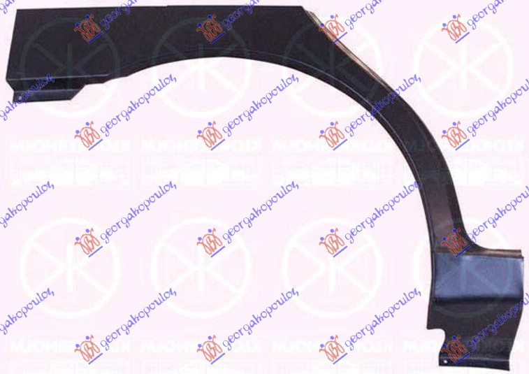 RUB 4/5 VRATA DAEWOO LANOS L/B 1997-2008 (KLAT)