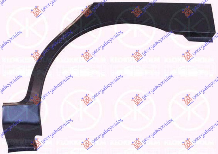 RUB 4/5 VRATA DAEWOO LANOS L/B 1997-2008 (KLAT)