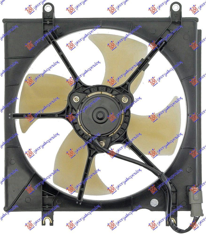 VENTILATOR HLADNJAKA KOMPLET (2.0 16V BENZIN) HONDA CR-V 1996-2002 (RD)