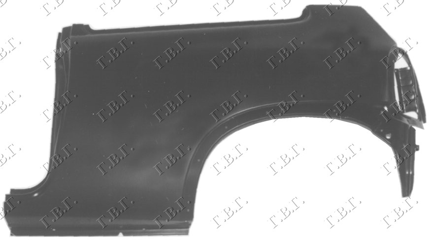 ZADNJI BLATOBRAN 3 VRATA OPEL CORSA B 1997-2000 (S93)