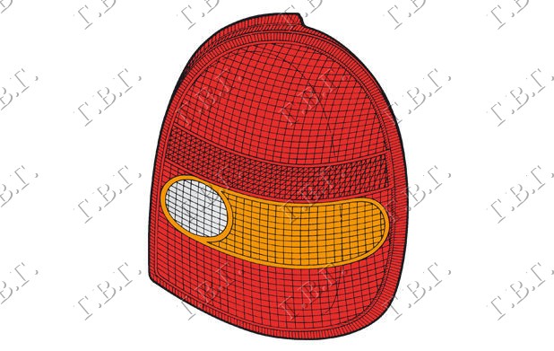 STOP LAMPA 3 VRATA (TYC) OPEL CORSA B 1997-2000 (S93)