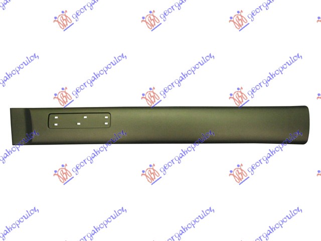 LAJSNA PREDNJIH VRATA MAT-CRNA (SA OTVOROM ZA ZNAK) (145mm) CITROEN BERLINGO 2002-2008 (MF)