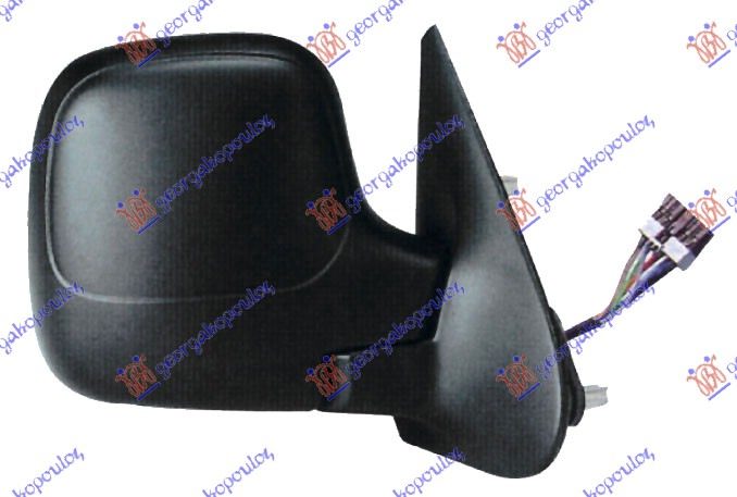 RETROVIZOR ELEKTRICNI SA GREJACEM (KONVEKSNO STAKLO) CITROEN BERLINGO 2002-2008 (MF)
