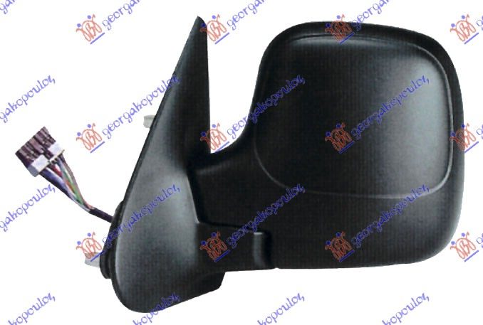 RETROVIZOR ELEKTRICNI SA GREJACEM (KONVEKSNO STAKLO) CITROEN BERLINGO 2002-2008 (MF)