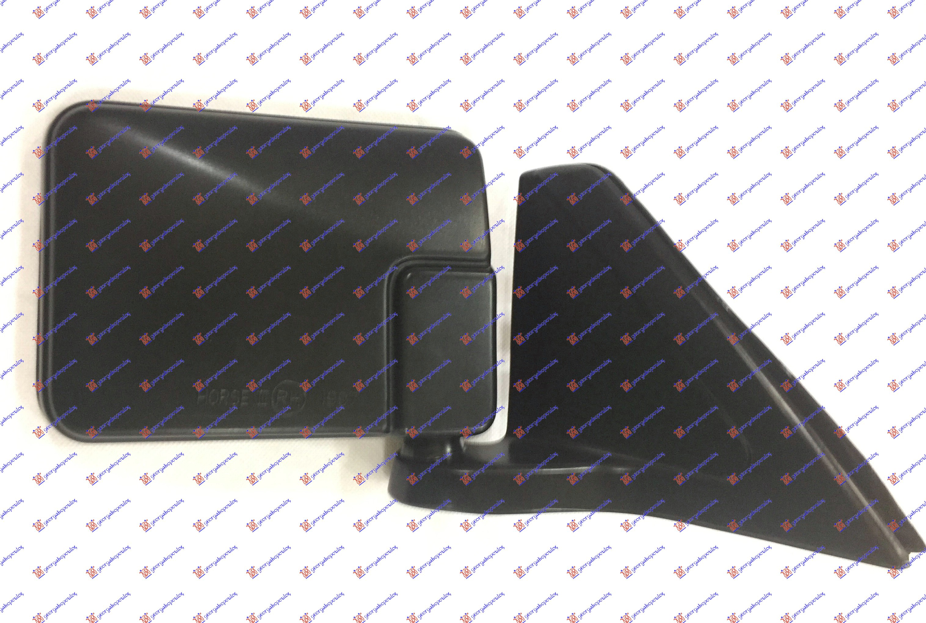 RETROVIZOR MEHANICKI CRNI 2WD (RAVNO STAKLO) MITSUBISHI P/U L200 1997-1999 (K7T/K6T/K5T)