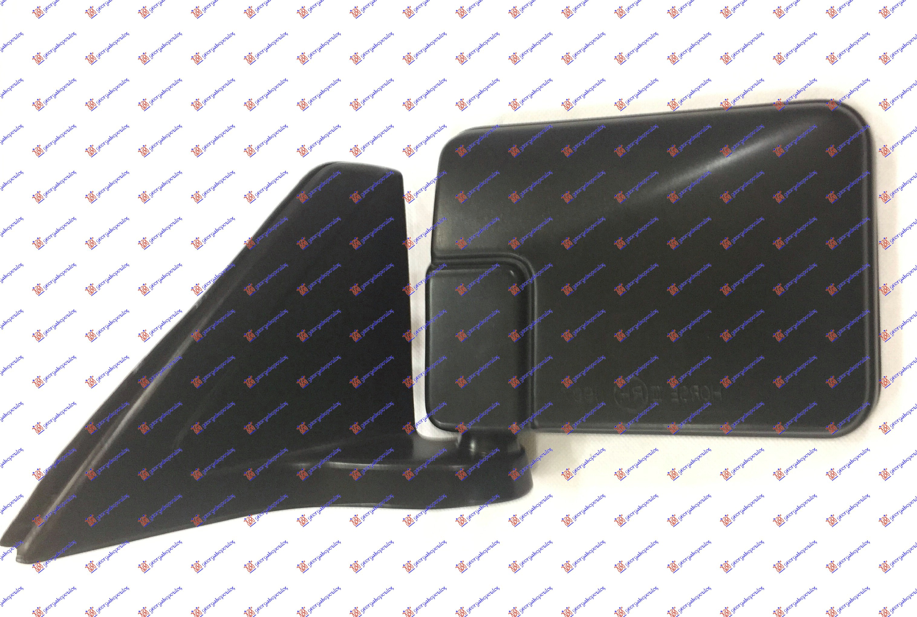 RETROVIZOR MEHANICKI CRNI 2WD (RAVNO STAKLO) MITSUBISHI P/U L200 1997-1999 (K7T/K6T/K5T)