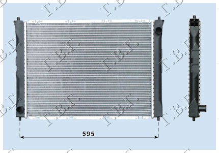 HLADNJAK MOTORA 1.6i16V (+AC) (52.2x40) ROVER 214/414 1993-1995 (XW/RF)