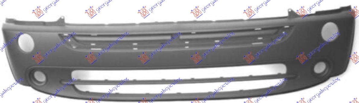 PREDNJI BRANIK PM 2004- (BEZ OTVORA ZA LAJSNE) MINI COOPER/ONE 2002-2006 (R50/F53)