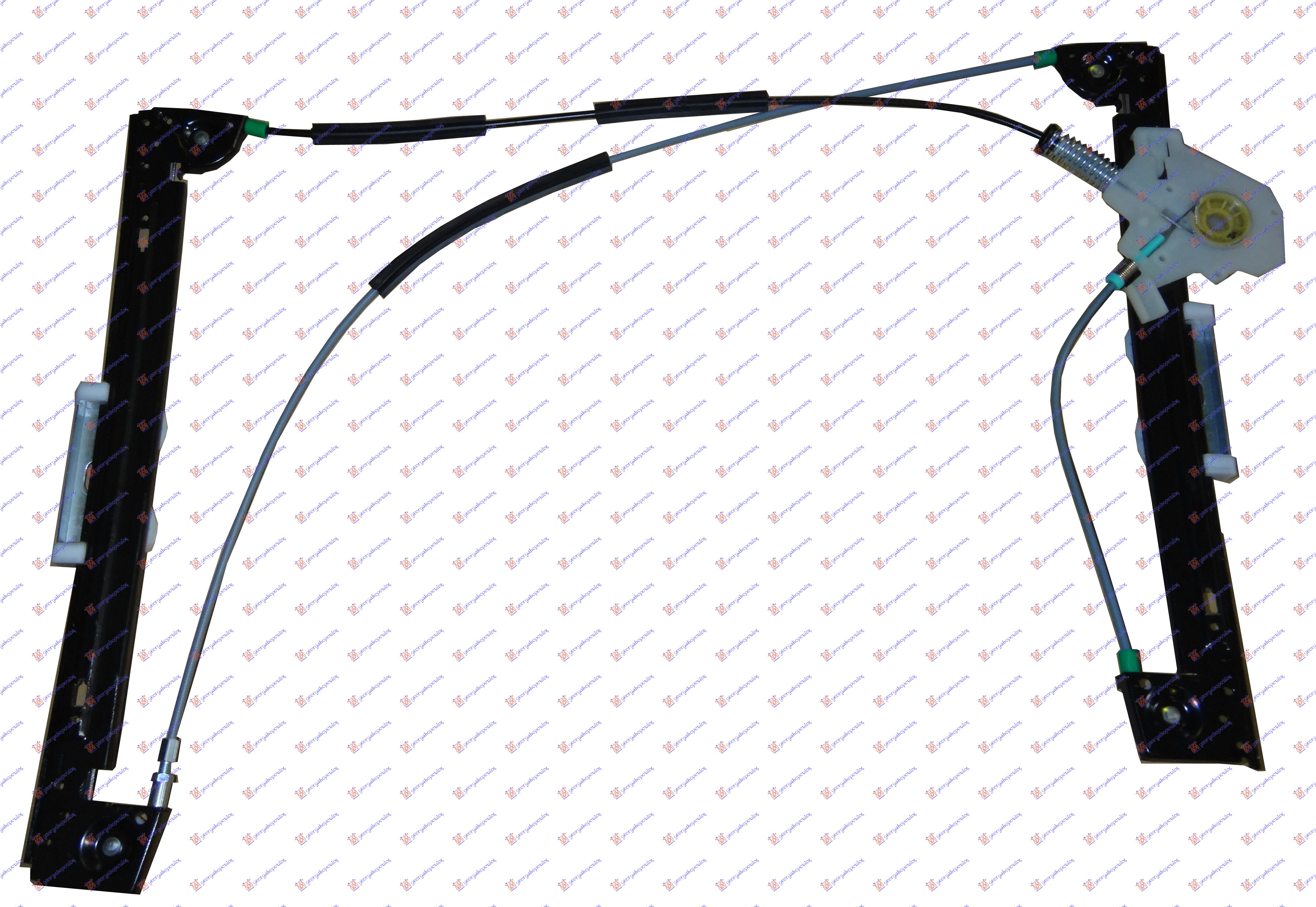 PODIZAC PREDNJEG PROZORA ELEKTRICNI (BEZ MOTORA) MINI COOPER/ONE 2002-2006 (R50/F53)