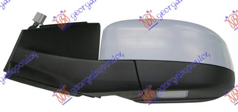 RETROVIZOR ELEKTRICNI SA GREJACEM PM (ELEKTRO-SKLOPIV) (SVETLO) (ASFERICNO STAKLO) FORD MONDEO 2007-2011 (BA7)