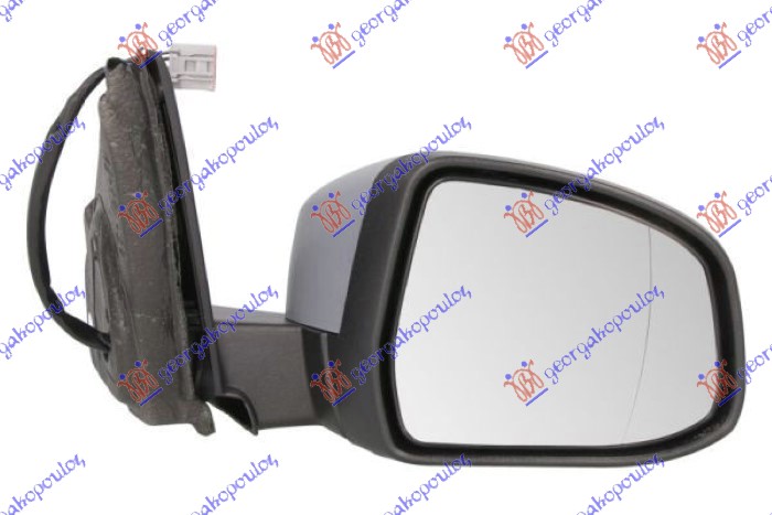 RETROVIZOR ELEKTRICNI SA GREJACEM PM (SVETLO) (KONVEKSNO STAKLO) (A KVALITET) FORD MONDEO 2007-2011 (BA7)