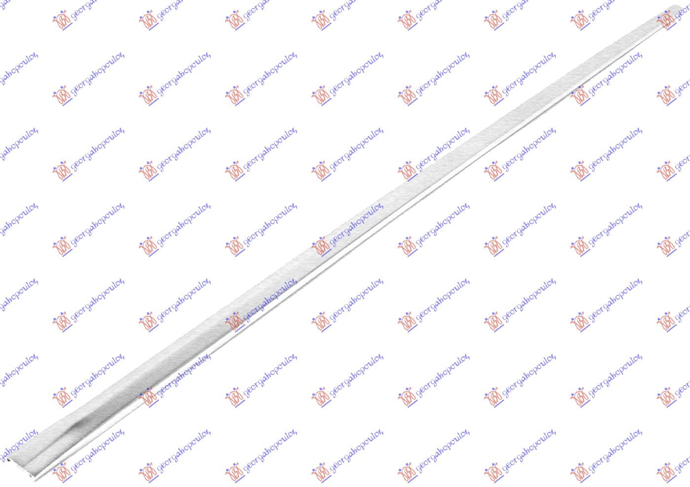 LAJSNA PVC MASKE HORIZONTALNA HROM MERCEDES E CLASS  1976-1982 (W123)