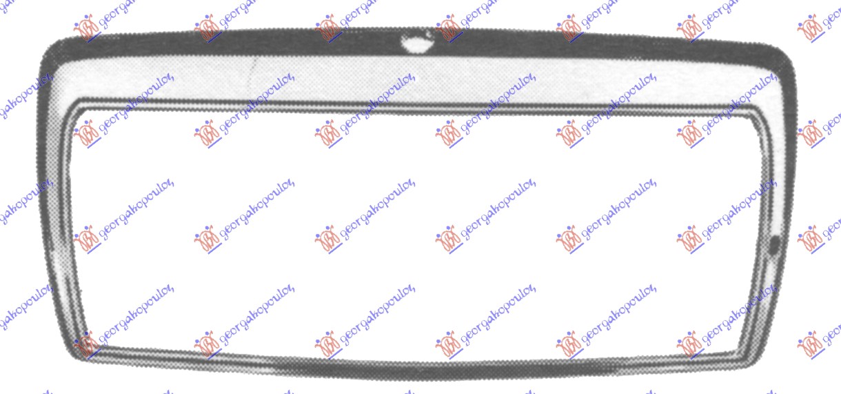 OKVIR PVC MASKE HROM MERCEDES E CLASS 1985-1992 (W124)