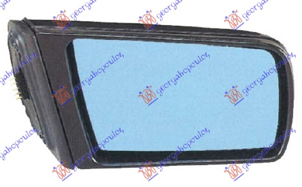 RETROVIZOR ELEKTRICNI SA GREJACEM (5 PIN) (A KVALITET) (KONVEKSNO STAKLO) MERCEDES C CLASS 1993-1999 (W202)