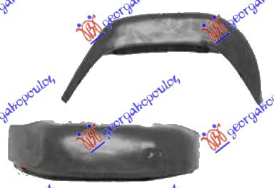ZADNJE POTKRILO PLASTICNO MERCEDES 207/307 1977-1995
