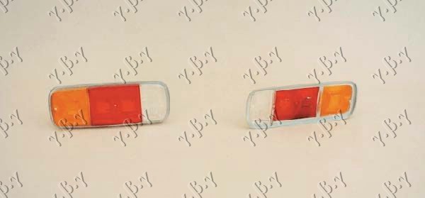 STAKLO STOP LAMPE MERCEDES 207/307 1977-1995