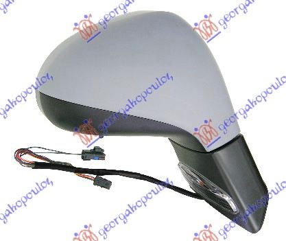 RETROVIZOR ELEKTRICNI SA GREJACEM PM (MIGAVAC) (SENZOR) (A KVALITET) (KONVEKSNO STAKLO) PEUGEOT 308 I 2008-2013 (4B/4A/4C)