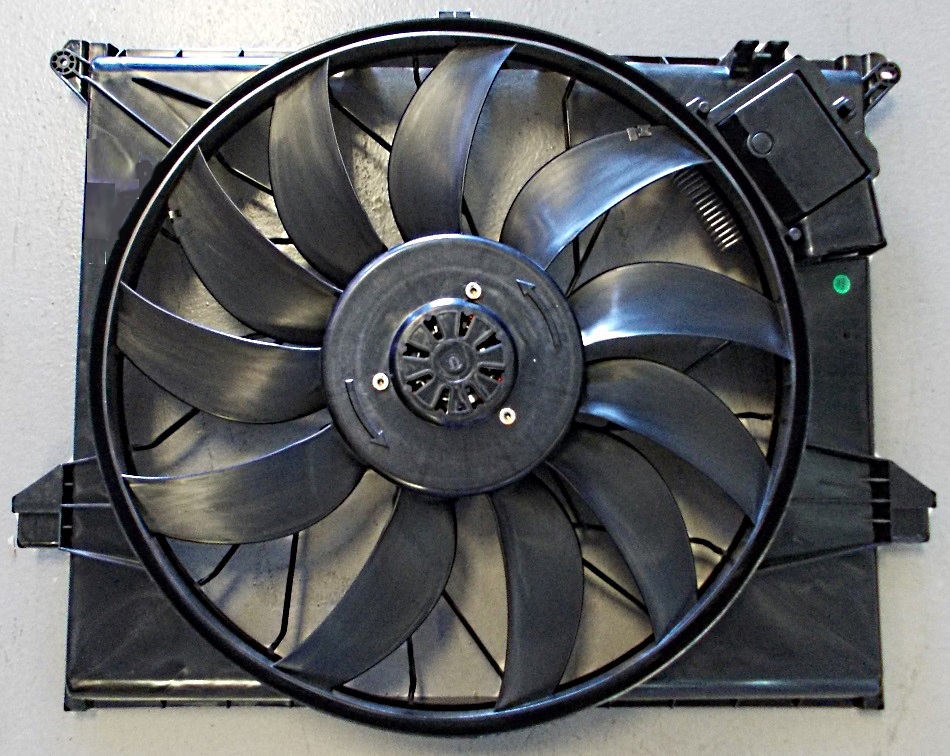 VENTILATOR KOMPLET (BENZIN/DIZEL) (530mm) (850W) MERCEDES ML 2005-2011 (W164)