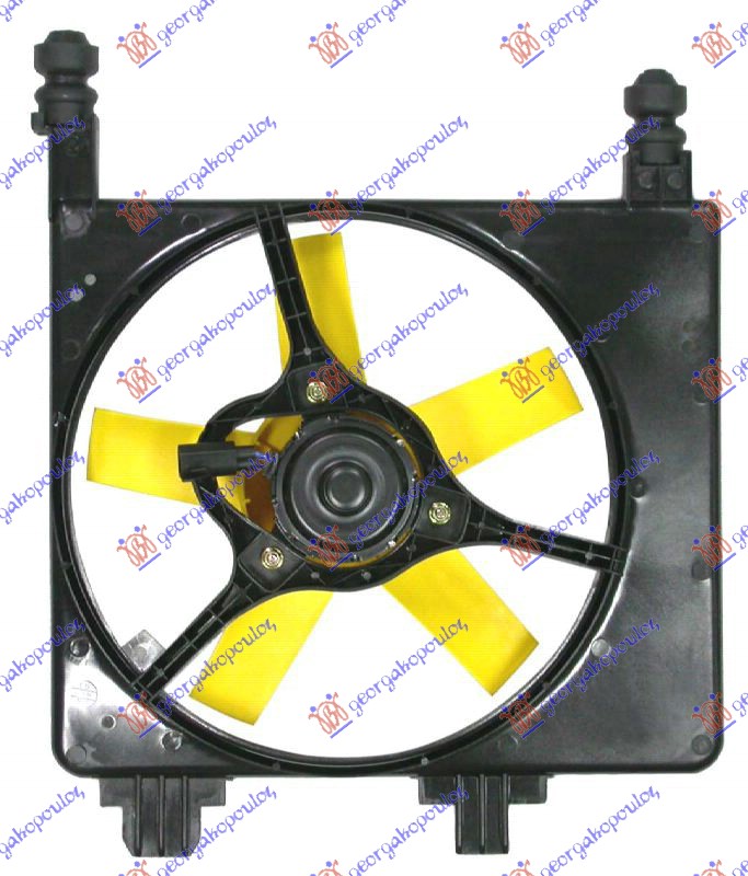 VENTILATOR HLADNJAKA KOMPLET (BENZIN) (-AC) FORD FIESTA 1996-1999 (JA)