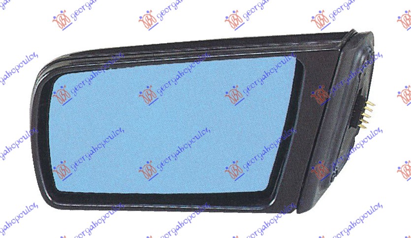 RETROVIZOR ELEKTRICNI SA GREJACEM PM (5 PIN) (RAVNO STAKLO) MERCEDES E CLASS 1996-1999 (W210)