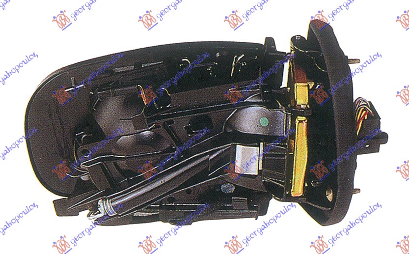 RETROVIZOR (BEZ POKLOPCA) ELEKTRICNI SA GREJACEM (MIGAVAC) (7 PIN) (ASFERICNO STAKLO) MERCEDES E CLASS 1996-1999 (W210)