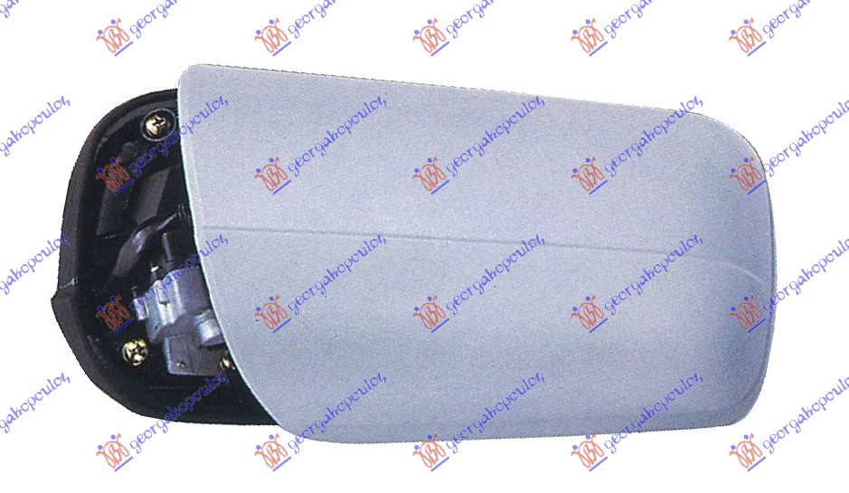RETROVIZOR ELEKTRICNI SA GREJACEM PM (ELEKTRO-SKLOPIV) (7 PIN) (ASFERICNO STAKLO) MERCEDES C CLASS 1993-1999 (W202)