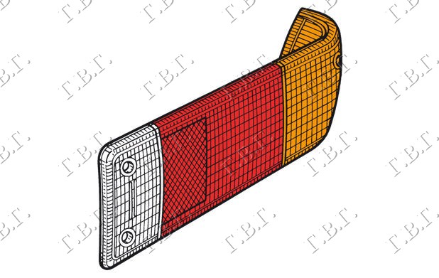 STAKLO STOP LAMPE FORD ESCORT II 1975-1980